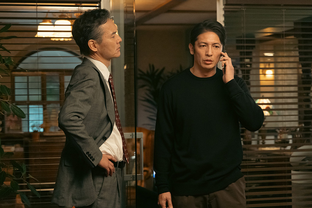 『プロフェッショナル　保険調査員・天音蓮』天音蓮（玉木宏）、佐久間凌（渡部篤郎）