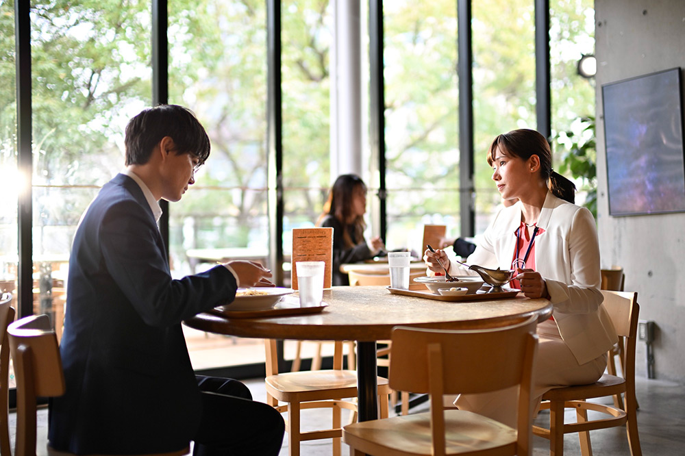『サバ缶、宇宙へ行く』木島真（神木隆之介）、皆川有紀（ソニン）