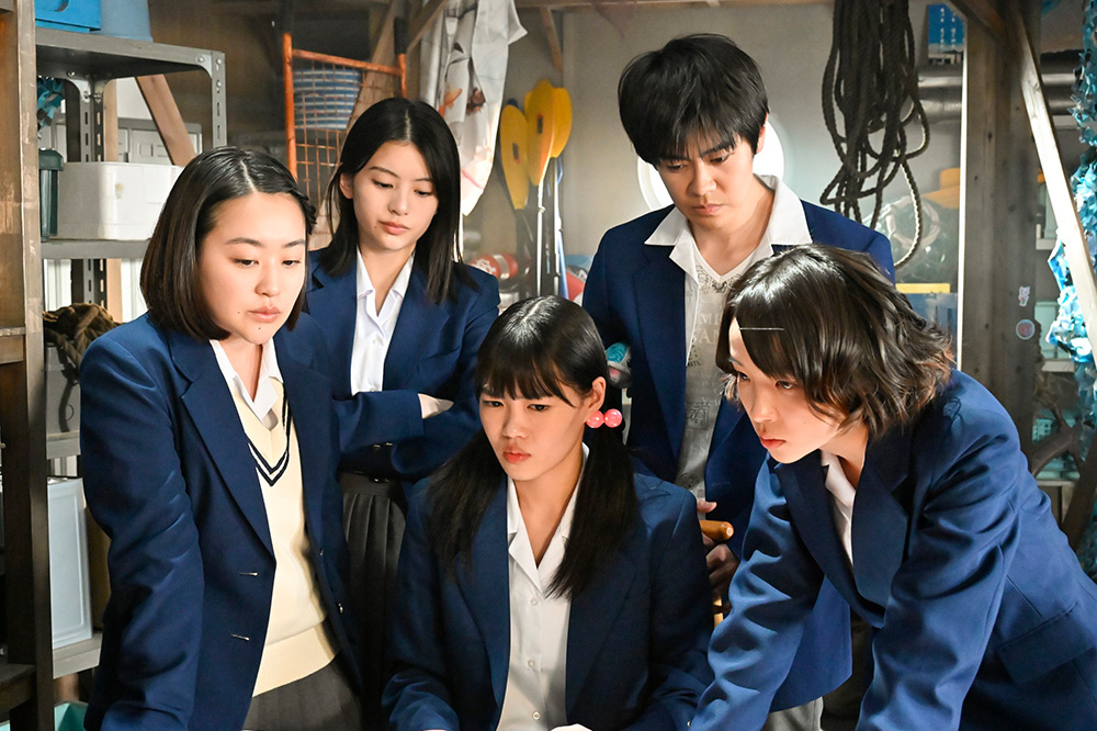 『サバ缶、宇宙へ行く』菅原奈未（出口夏希）、寺尾創亮（黒崎煌代）、福原凪沙（夏目透羽）、佐々木柚希（ゆめぽて）、菊池遥香（西本まりん）