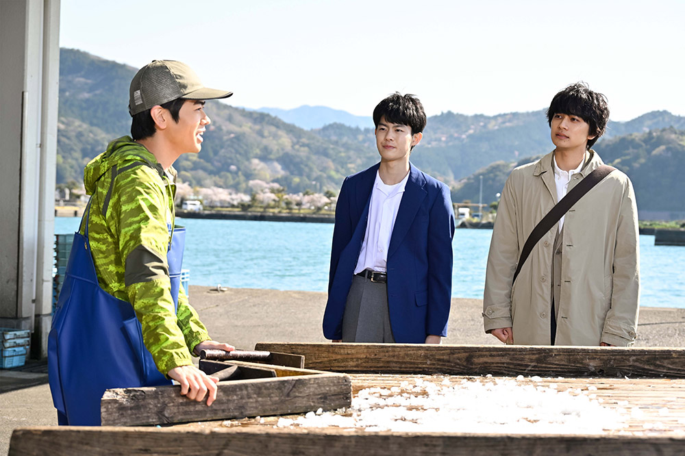 『サバ缶、宇宙へ行く』朝野峻一（北村匠海）、佐伯健人（市原匠悟）、寺尾創亮（黒崎煌代）