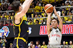 決勝戦 栃木ブレックスvsアルバルク東京