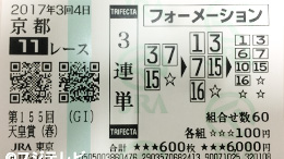 みんなのKEIBA みんなの3連単 馬券画像