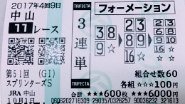 みんなのKEIBA みんなの3連単 馬券画像