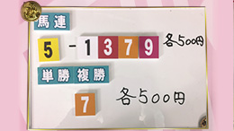 みんなのKEIBA みんなの夢馬券 鈴木淑子 馬券画像