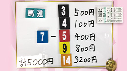 みんなのKEIBA みんなの夢馬券 井崎脩五郎 馬券画像