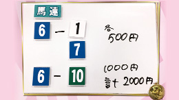 みんなのKEIBA みんなの夢馬券 井崎脩五郎 馬券画像