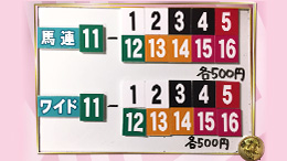 みんなのKEIBA みんなの夢馬券 レッド吉田 馬券画像