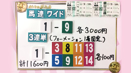 みんなのKEIBA みんなの夢馬券 細江純子 馬券画像