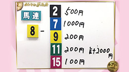 みんなのKEIBA みんなの夢馬券 井崎脩五郎 馬券画像