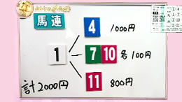 みんなのKEIBA みんなの夢馬券 井崎脩五郎 馬券画像