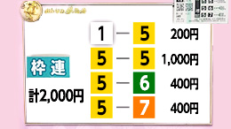 みんなのKEIBA みんなの夢馬券 井崎脩五郎 馬券画像