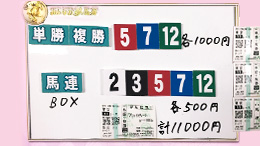 みんなのKEIBA みんなの夢馬券 細江純子 馬券画像