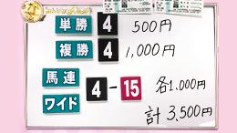 みんなのKEIBA みんなの夢馬券 井崎脩五郎 馬券画像