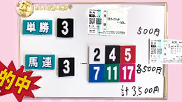 みんなのKEIBA みんなの夢馬券 井崎脩五郎 馬券画像