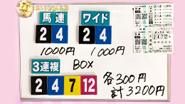 みんなのKEIBA みんなの夢馬券 井崎脩五郎 馬券画像