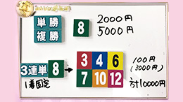 みんなのKEIBA みんなの夢馬券 細江純子 馬券画像