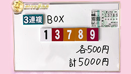 みんなのKEIBA みんなの夢馬券 祥子 馬券画像