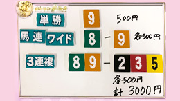 みんなのKEIBA みんなの夢馬券 井崎脩五郎 馬券画像