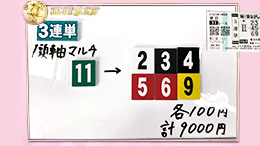 みんなのKEIBA みんなの夢馬券 蛍原徹 馬券画像