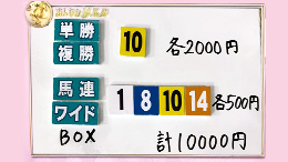 みんなのKEIBA みんなの夢馬券 細江純子 馬券画像