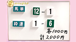 みんなのKEIBA みんなの夢馬券 井崎脩五郎 馬券画像