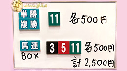 みんなのKEIBA みんなの夢馬券 井崎脩五郎 馬券画像