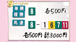 みんなのKEIBA みんなの夢馬券 井崎脩五郎 馬券画像