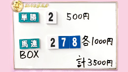 みんなのKEIBA みんなの夢馬券 井崎脩五郎 馬券画像