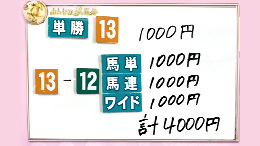 みんなのKEIBA みんなの夢馬券 井崎脩五郎 馬券画像