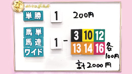 みんなのKEIBA みんなの夢馬券 井崎脩五郎 馬券画像