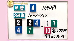 みんなのKEIBA みんなの夢馬券 ほのか 馬券画像