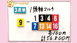 みんなのKEIBA みんなの夢馬券 佐々木主浩 馬券画像