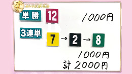 みんなのKEIBA みんなの夢馬券 井崎脩五郎 馬券画像