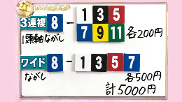 みんなのKEIBA みんなの夢馬券 鷲見玲奈 馬券画像