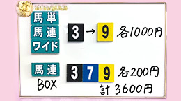 みんなのKEIBA みんなの夢馬券 井崎脩五郎 馬券画像