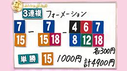 みんなのKEIBA みんなの夢馬券 ほのか 馬券画像