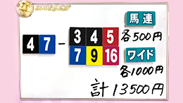 みんなのKEIBA みんなの夢馬券 レッド吉田 馬券画像