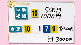 みんなのKEIBA みんなの夢馬券 井崎脩五郎 馬券画像