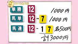 みんなのKEIBA みんなの夢馬券 井崎脩五郎 馬券画像