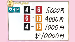 みんなのKEIBA みんなの夢馬券 橋本マナミ 馬券画像