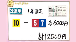 みんなのKEIBA みんなの夢馬券 DAIGO 馬券画像