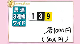 みんなのKEIBA みんなの夢馬券 細江純子 馬券画像