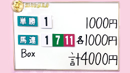 みんなのKEIBA みんなの夢馬券 井崎脩五郎 馬券画像