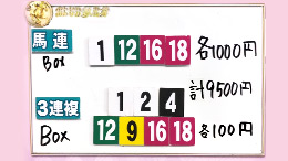 みんなのKEIBA みんなの夢馬券 細江純子 馬券画像