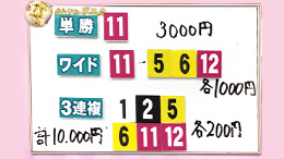 みんなのKEIBA みんなの夢馬券 細江純子 馬券画像