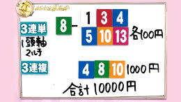 みんなのKEIBA みんなの夢馬券 細江純子 馬券画像