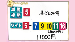 みんなのKEIBA みんなの夢馬券 細江純子 馬券画像