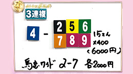 みんなのKEIBA みんなの夢馬券 細江純子 馬券画像