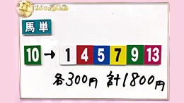 みんなのKEIBA みんなの夢馬券 ほのか 馬券画像