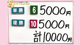 みんなのKEIBA みんなの夢馬券 高田秋 馬券画像